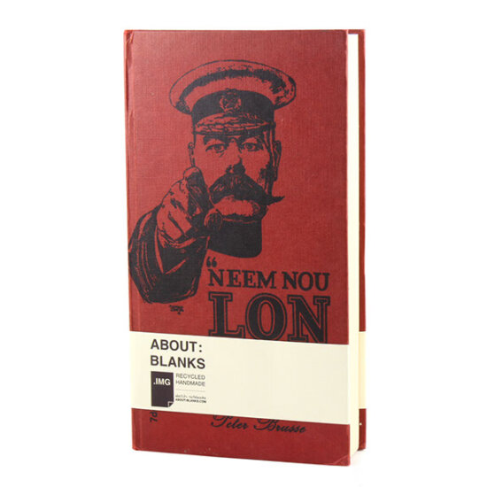 Dark red London Notebook