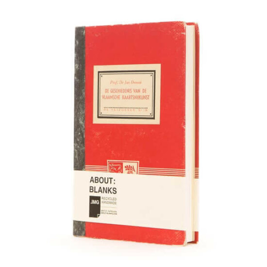 unique red notebook