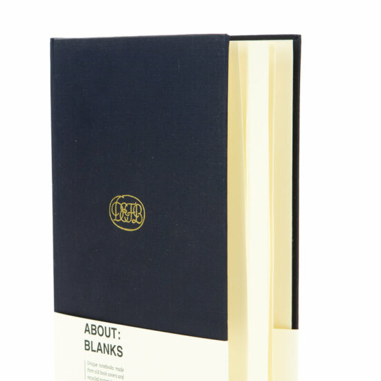 About Blanks dark notebook