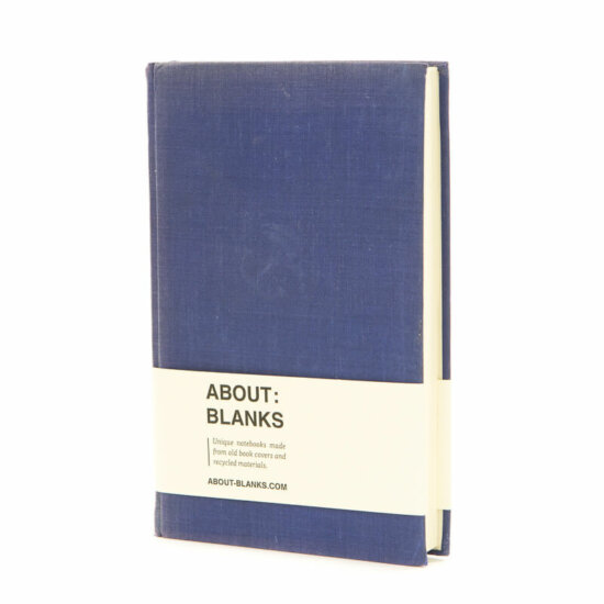 Dark blue notebook