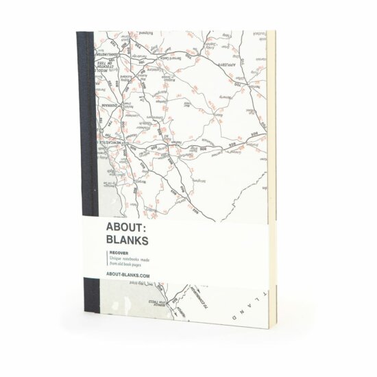 White map notebook (a5)