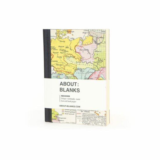 Germany map notebook (a6)