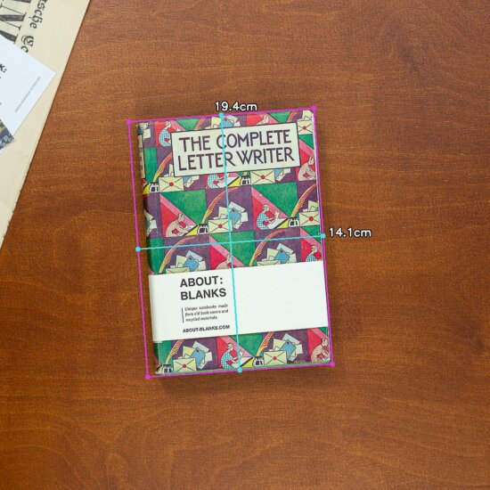 size Letter writer notebook