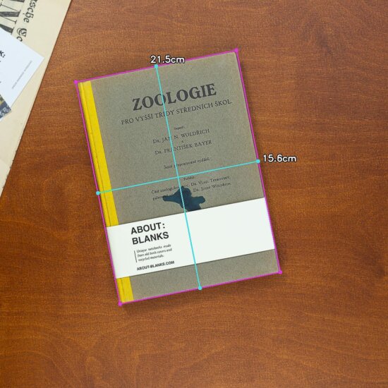 Zoologie notebook dimensions
