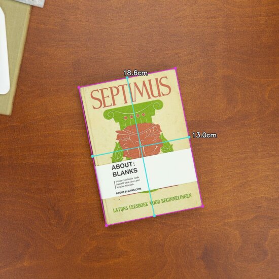 size Septimus notebook